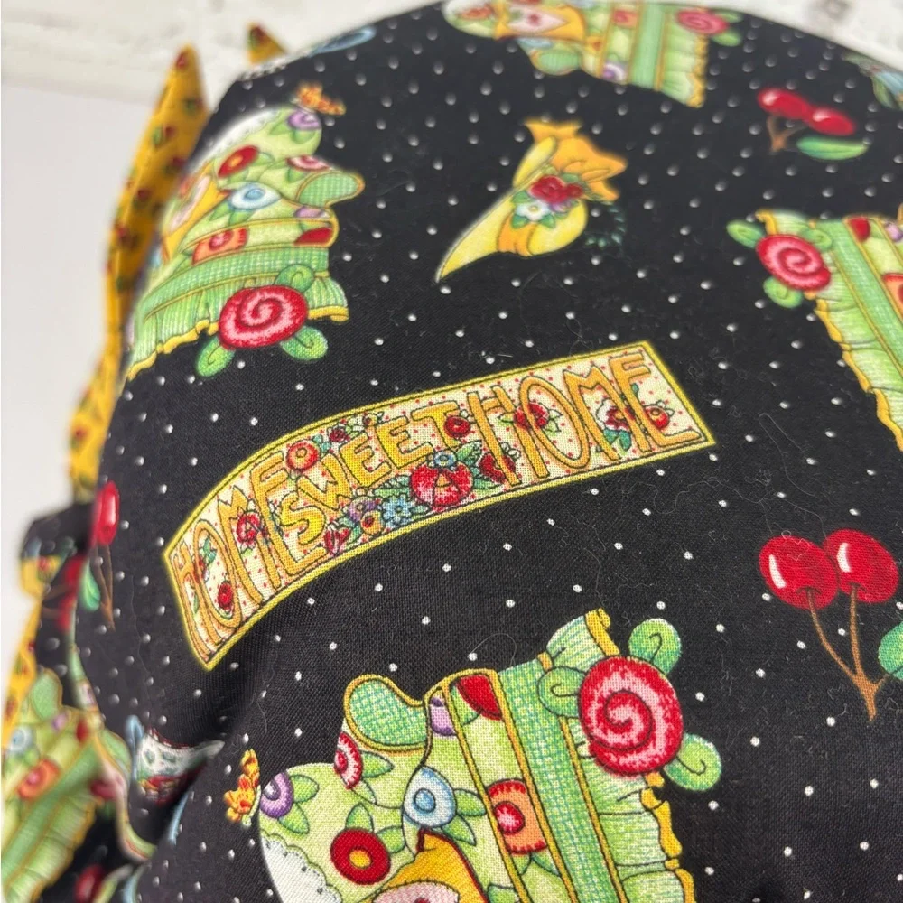 Vintage Y2K Mary Engelbreit Home Sweet Home Fabric Basket